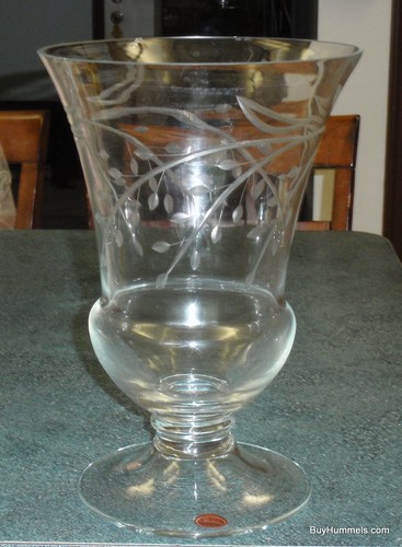 Gorham footed hurricane - footed, vase